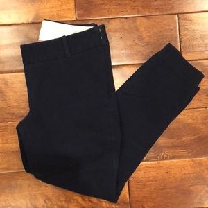 J. Crew Navy Blue Cropped Dress Pants 0